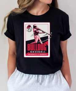 University of Georgia Baseball Card Pocket T Shirt