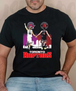 Vince Carter And Scottie Barnes Toronto Raptors Skyline Signatures Shirt