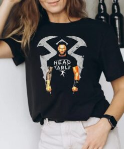 WWE Roman Reigns Head of the Table Photo Real Portrait TShirt