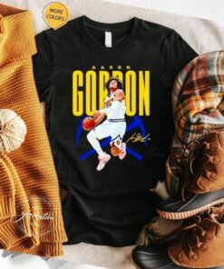 aaron Gordon Denver Nuggets basketball signature t shirts