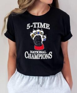 best uconn huskies 5 time national champions T-shirts