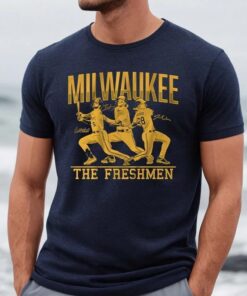 brice turang joey wiemer garrett mitchell the freshmen t-shirt