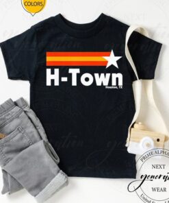 distressed htown houston Texas strong retro houston T-shirts