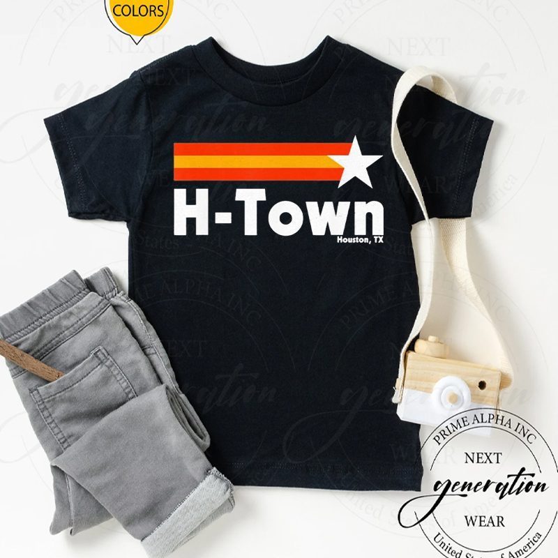 distressed htown houston Texas strong retro houston T-shirts