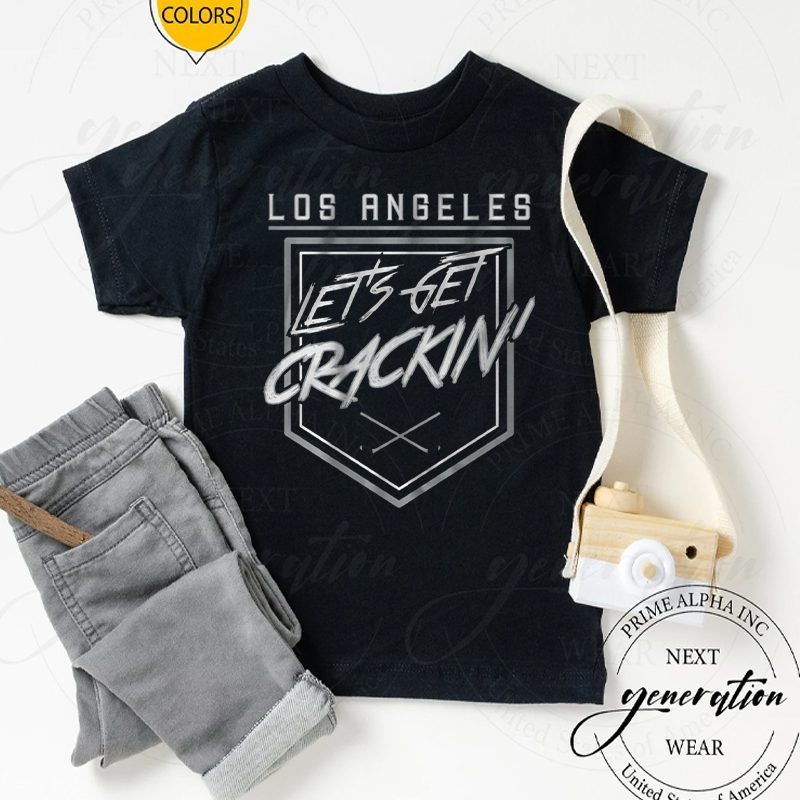lets get crackin la hockey t-shirt