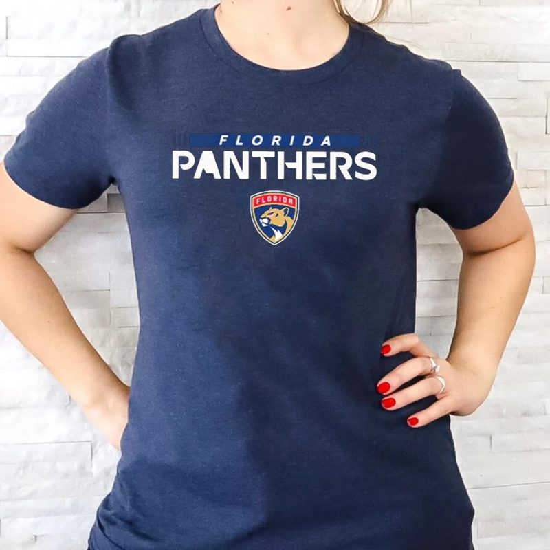 lomberg wearing Florida panthers Tshirt
