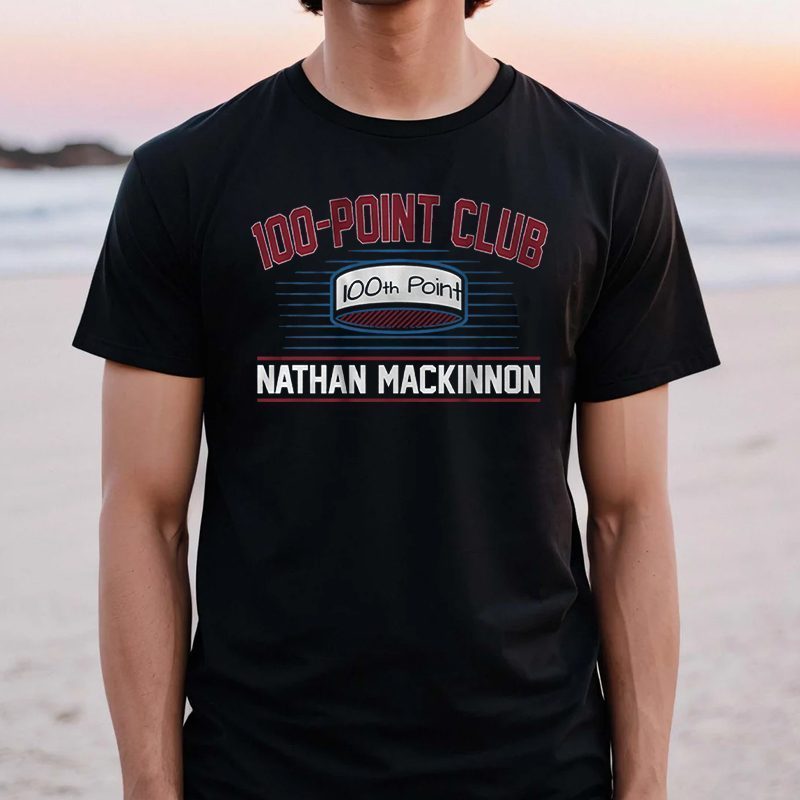 nathan mackinnon 100 point club shirts