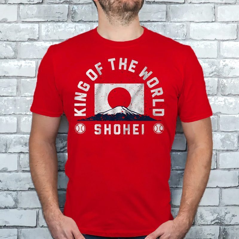 shohei ohtani king of the world shirts