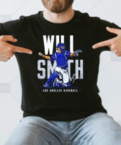 will Smith Los Angeles Dodgers baseball name blocks shirt