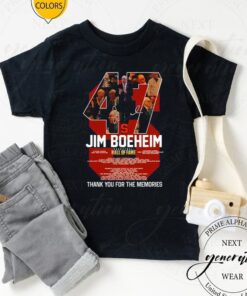 47 Jim Boeheim Basketball Hall Of Fame Thank You For The Memories 2023 TShirts