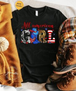 All American Girl Cowgirl Boots 4th Of July Shirts