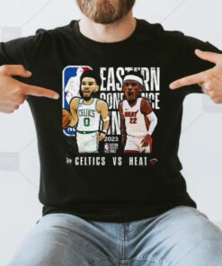 Boston Celtics Vs Miami Heat 2023 Eastern Conference Finals Player Dueling shirt