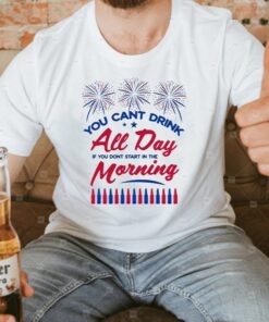 Can't Drink All Day USA Shirt