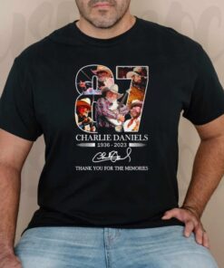 Charlie Daniels 1936 – 2023 Thank You For The Memories Signature TShirt