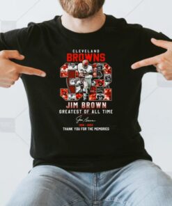 Cleveland Browns 32 Jim Brown Greatest Of All Time 1936 2023 Thank You For The Memories Signature t shirts