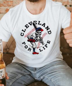 Cleveland For Life Skeleton T Shirts