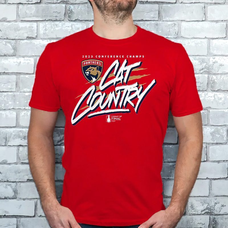 Florida Panthers Cat Country 2023 Eastern Conference Champions Shirt Florida Panthers Cat Country 2023 Eastern Conference Champions T Shirt