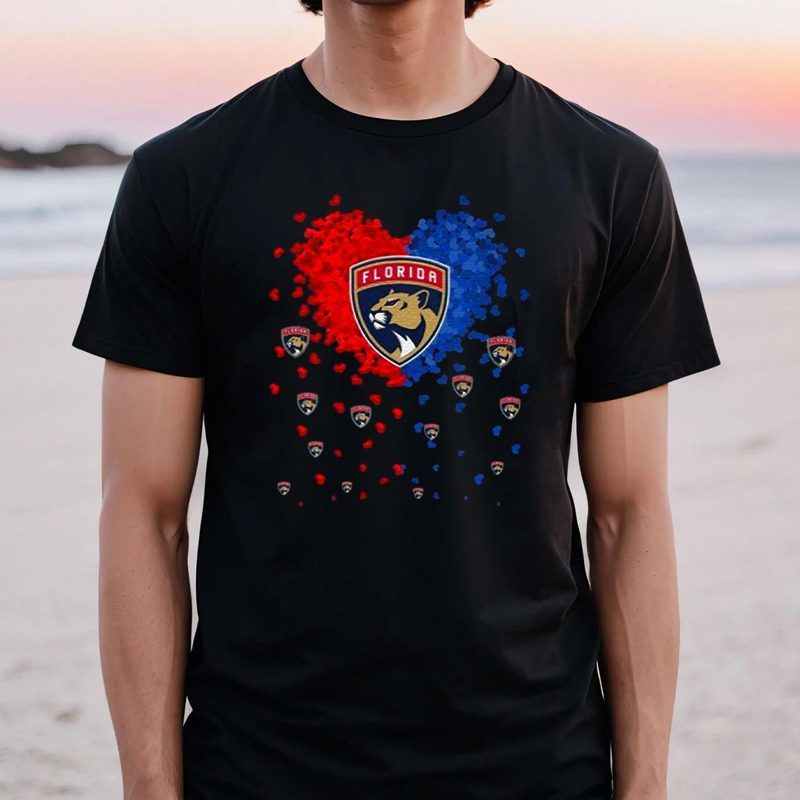 Florida Panthers Glitter Heart 2023 shirt