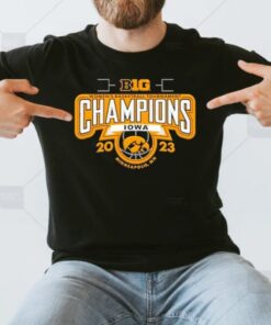 Iowa Hawkeyes 2023 Big Ten Women’s Basketball Conference Tournament Champions Locker Room T Shirt