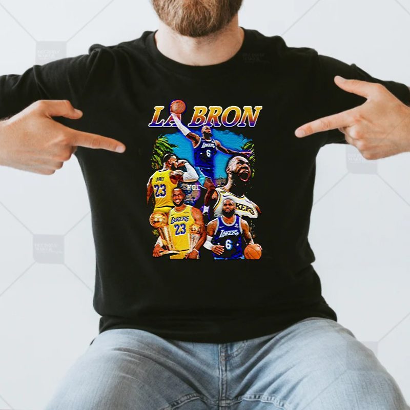 LA Lebron James Heavyweight shirt