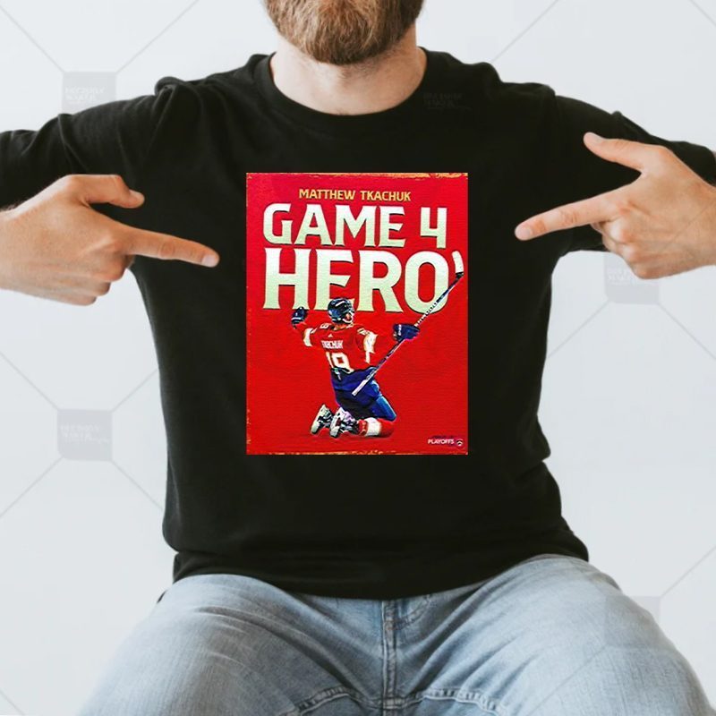 Matthew Tkachuk Game 4 Hero Shirt