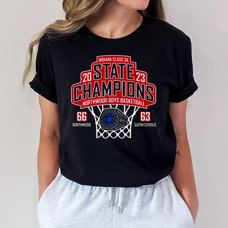 Northwood Boys Basketball 2023 Indiana Class 3A State Champions Shirt