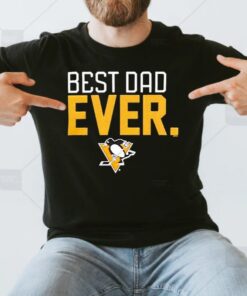 Pittsburgh Penguins Best Dad Ever Logo Father’s Day T Shirt