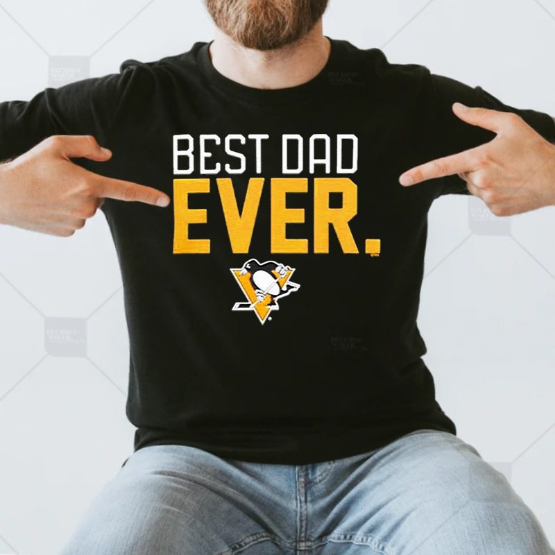 Pittsburgh Penguins Best Dad Ever Logo Father’s Day Shirt