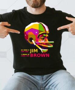 Pop Art Portrait Jim Brown shirt