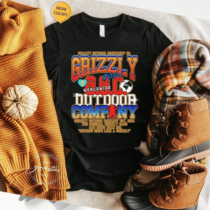 Quality outdoor equipment co Grizzly Outdoor Company shirt