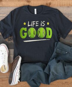 Tennis Life Is Good T Shirt