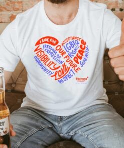 The trevor project pride ride t shirts