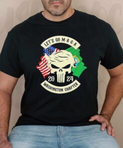 Trump Skull Let's Go Maga 2023 Washington Chapter Shirts