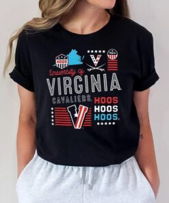 Virginia Cavaliers Red White Hoo Shirt