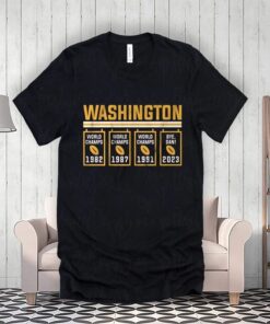 Washington World Champs 1982 1987 1991 Bye Dan 2023 shirt
