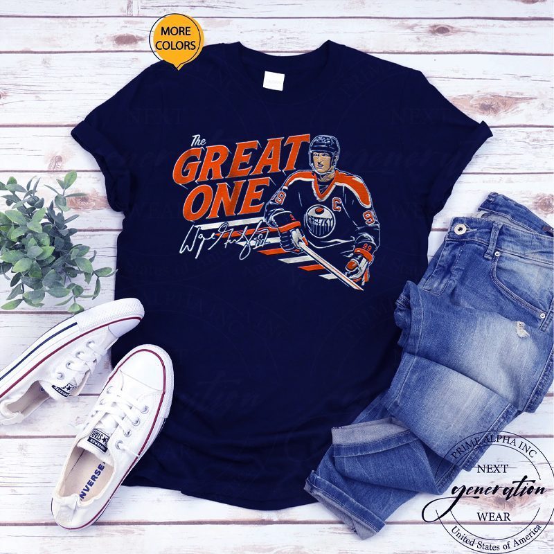 Wayne Gretzky The Great One T-shirt - Shibtee Clothing