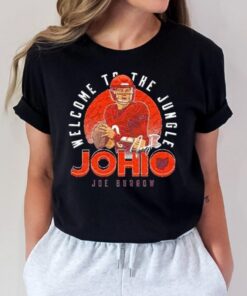 Welcome to the jungle JOHIO Joe Burrow Cincinnati football shirt