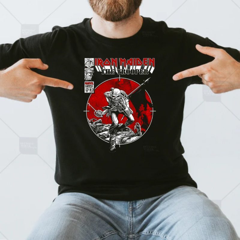 Iron Maiden x Marvel Trooper Comic Shirt