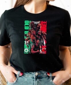vintage NBA playoffs 2023 miamI heat and Boston celtics eastern conference t shirts