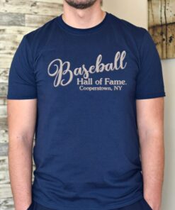 Baseball Hall of Fame Dusty Purple Slub Shirts