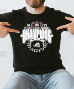 TCU Horned Frogs 2023 Big 12 Baseball Conference Tournament Champions shirt