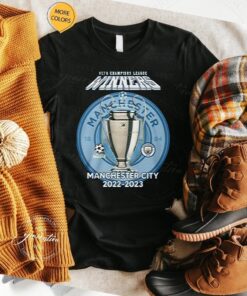 UEFA Champions League Winners Manchester City 2022 – 2023 TShirts