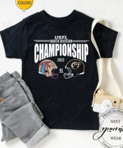 USFL North Division Championship 2023 Fan Gifts Shirts
