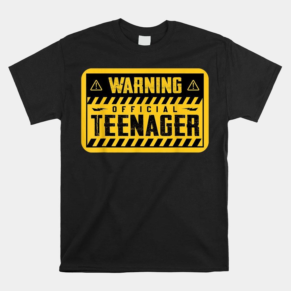 13 Year Old Birthday Official Teenager Boy Girls 13th Tee Shirt