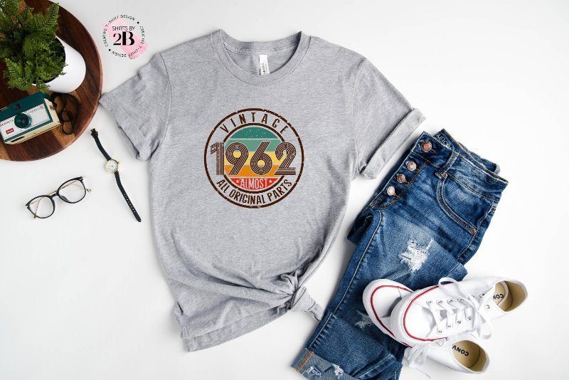 1962 Birthday Shirt, Vintage 1962 Almost All Original Parts