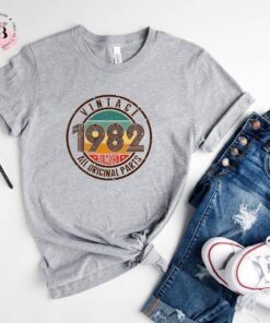 1982 Birthday Shirt, Vintage 1982 Almost All Original Parts
