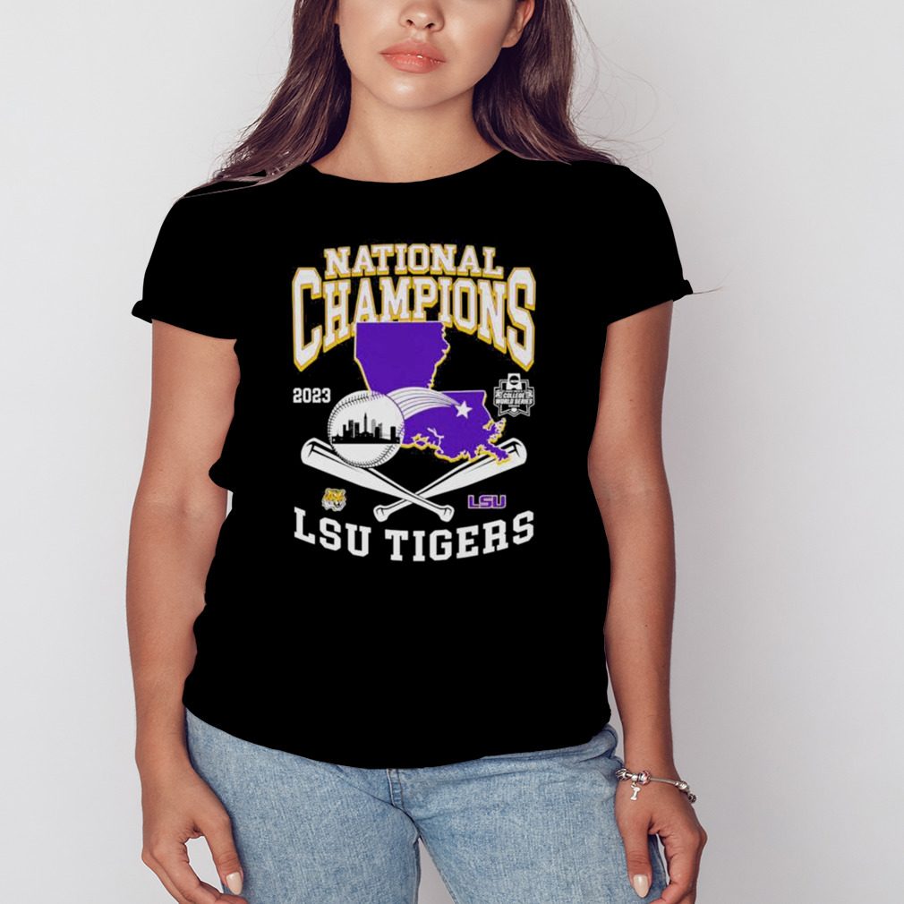 2023 National Champions College World Series LSU Tigers Shirt