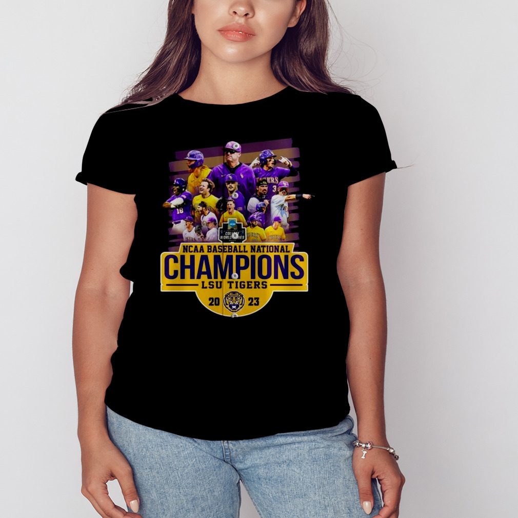 2023 NCAA Baseball National Champions Geaux Tigers LSU Baseball Shirt
