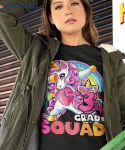 3rd Grade Squad Dabbing Unicorn Back To School Girls Gift Shirt