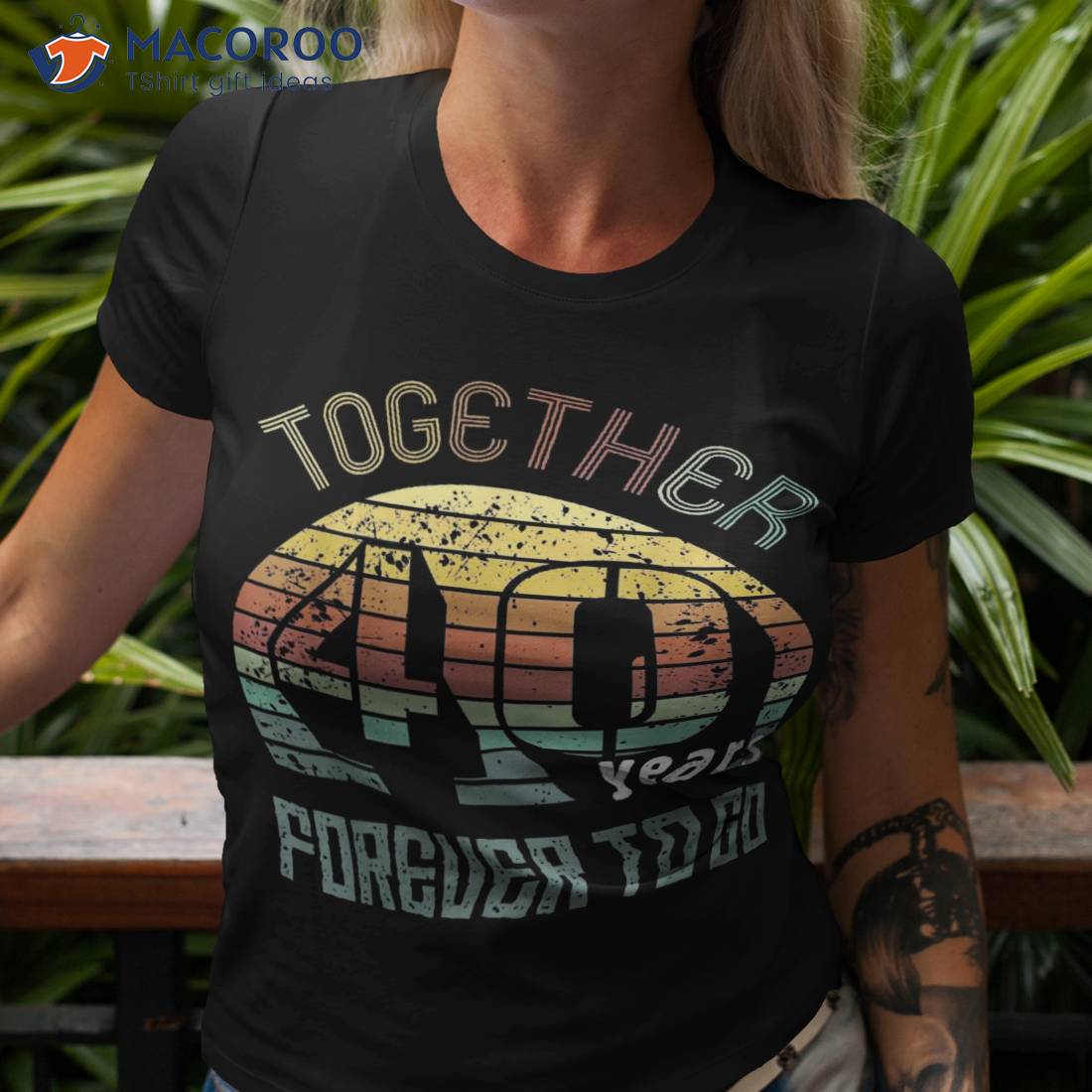 40th Years Wedding Anniversary Gifts For Couples Matching 40 Shirt